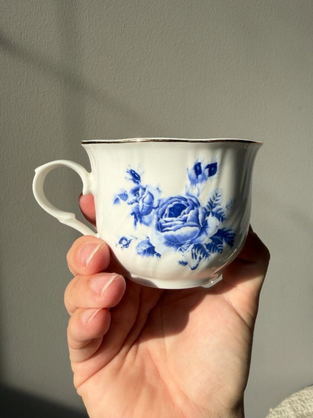 3/$30 🌟 Vintage Blue Rose Fine China Truly Tasteful Teacup - Picture 6 of 7